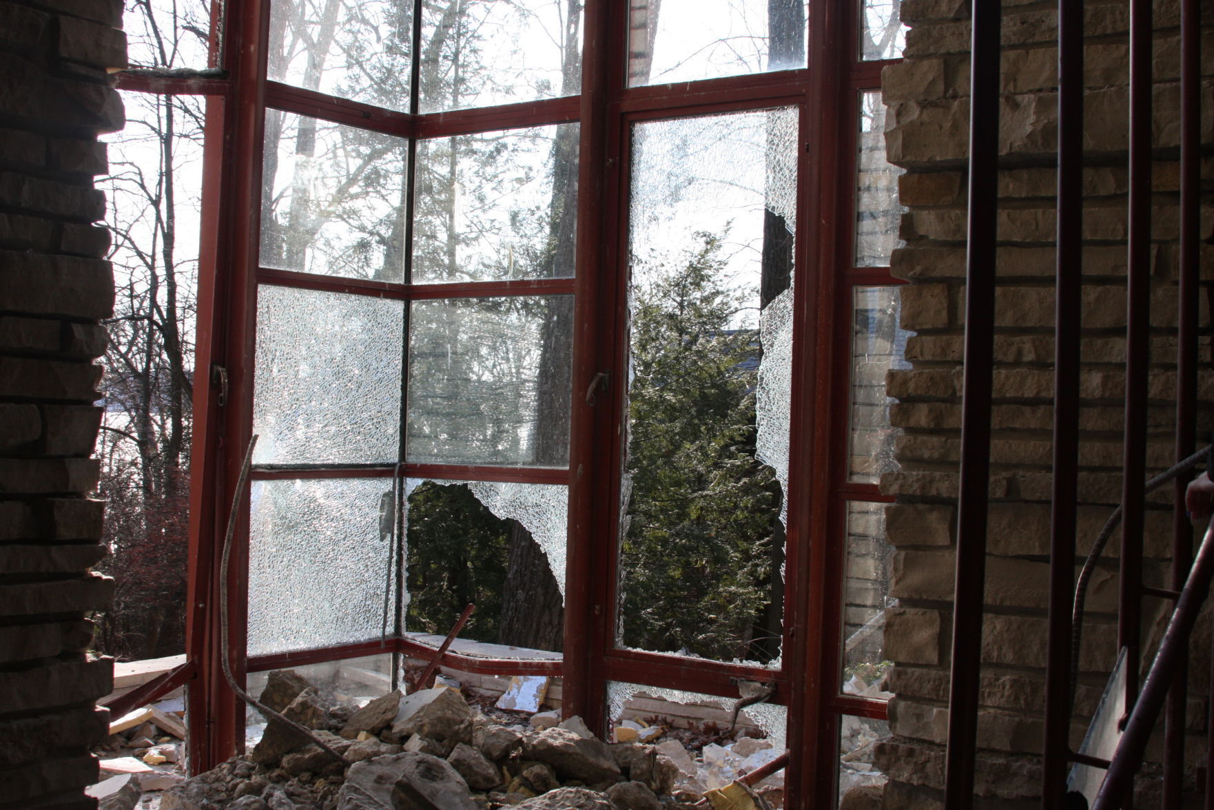 Broken glass
